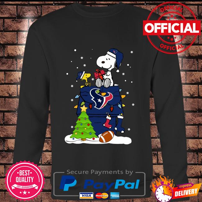 Christmas Snoopy Houston Texans Shirt, hoodie, sweater and long sleeve