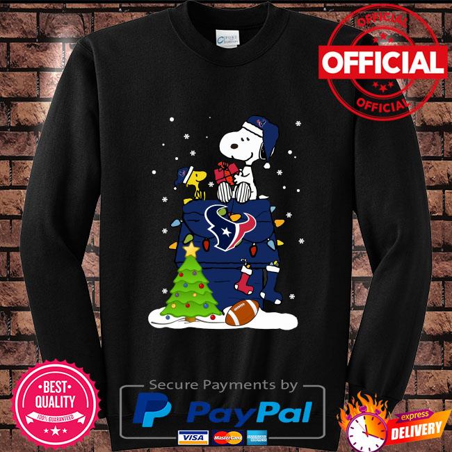 Snoopy Houston Texans Christmas shirt, hoodie, sweater, long