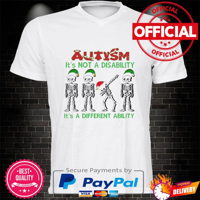 Official carolina Panthers Autism it's not a disability it's a different  ability shirt, hoodie, sweater, long sleeve and tank top