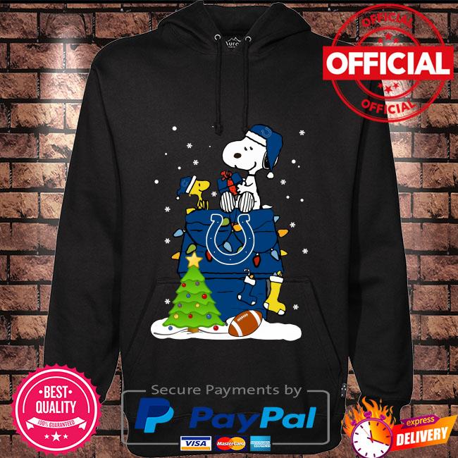 Snoopy and Woodstock Merry Christmas To All And To Indianapolis Colts  T-shirt, hoodie, sweater, long sleeve and tank top