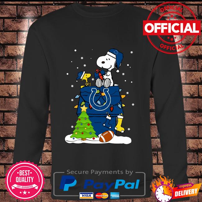 Snoopy Indianapolis Colts Christmas shirt, hoodie, sweater, long