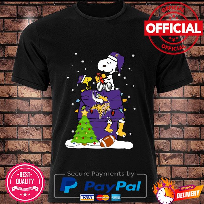 Snoopy And Woodstock Minnesota Vikings Christmas Shirt, hoodie, sweater,  long sleeve and tank top