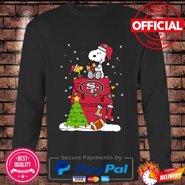 Snoopy And Woodstock San Francisco 49ers Merry Christmas sweater