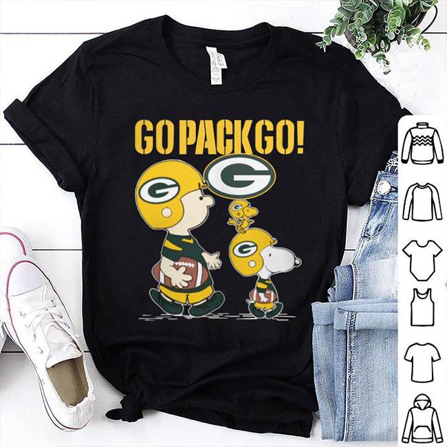 Snoopy Charlie Brown Go Pack Go Green Bay Packers shirt, hoodie, sweater,  long sleeve and tank top