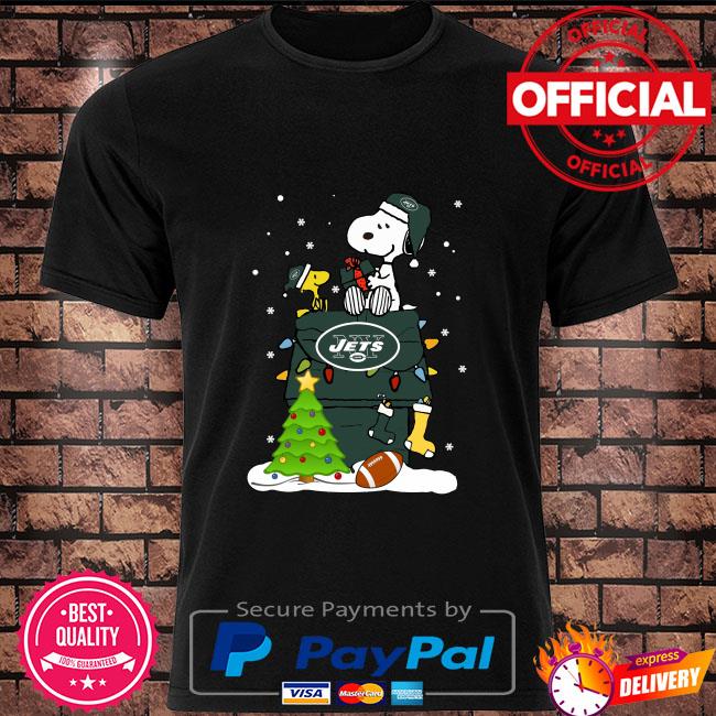 Happy Merry Christmas Snoopy New York Jets logo gift shirt, hoodie,  sweater, long sleeve and tank top