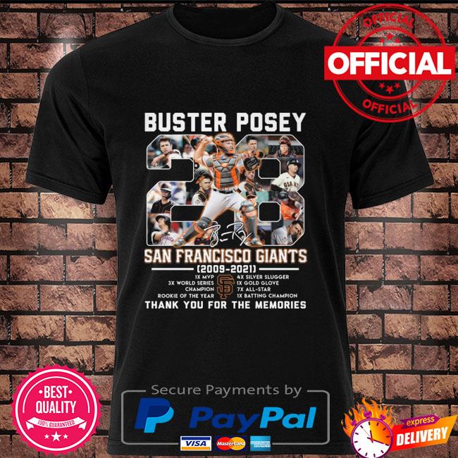 buster posey tee shirt