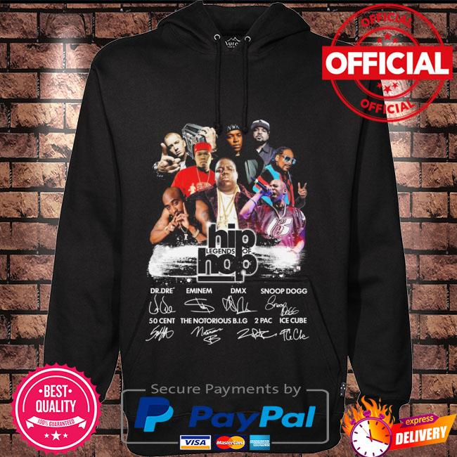 All Star Legends of Hip Hop Dr Dre Eminem Dmx Snoop Dogg signatures shirt,  hoodie, sweater, long sleeve and tank top