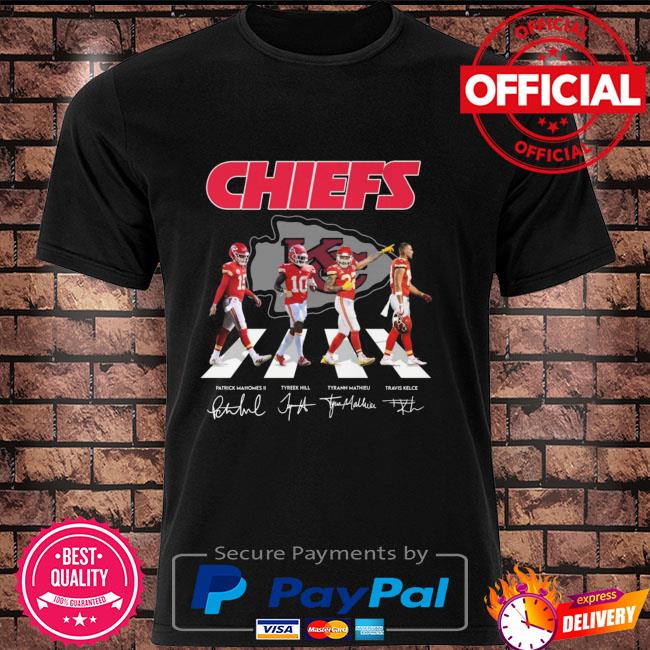 Official The Kansas City Chiefs Abbey Road Signatures 2023 New shirt,  hoodie, longsleeve, sweatshirt, v-neck tee