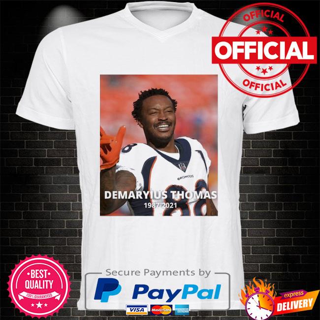 Rip demaryius thomas denver broncos thank you for the memories shirt,  hoodie, sweater, long sleeve and tank top