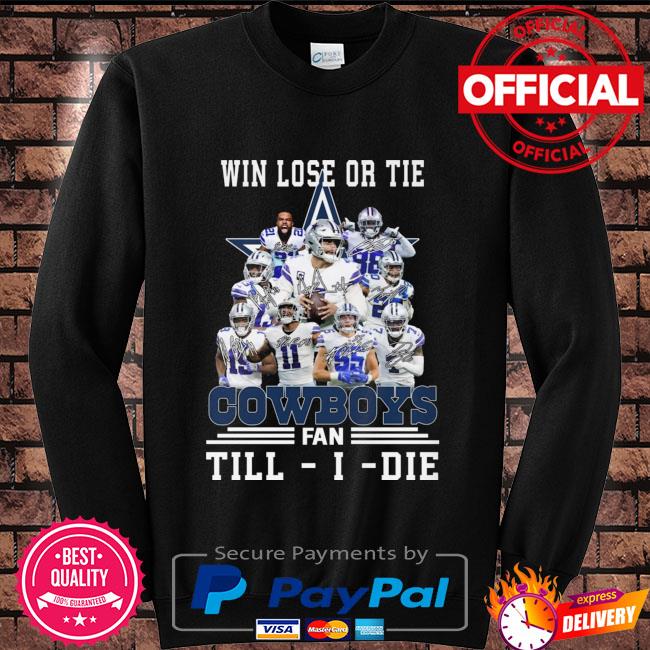 Win Lose Or Tie Cleveland Browns Fan Till I Die 2023 Signatures Shirt,  hoodie, sweater, long sleeve and tank top