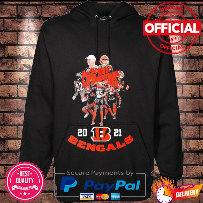 Cincinnati Bengals Run The North 2021 AFC North Division Champions Trophy  Collection Shirt, hoodie, sweater, long sleeve and tank top