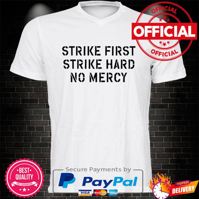 Cobra Kai Strike First Adult White Long Sleeve Tee