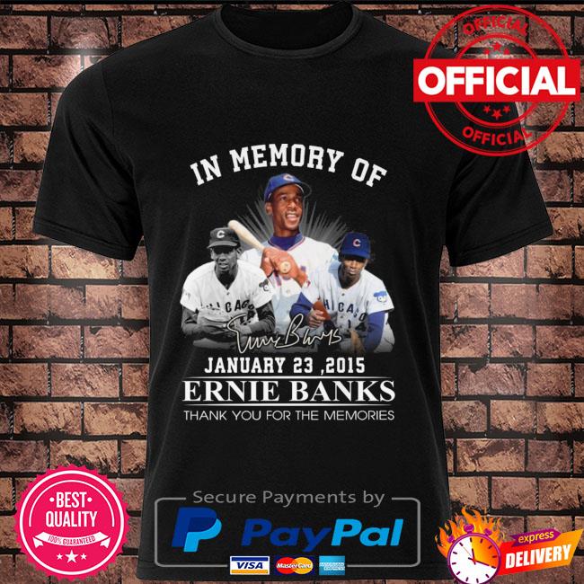 Ernie Banks T-Shirts for Sale