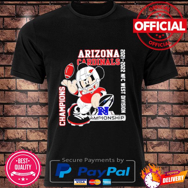 Official Arizona cardinals 2022 nfc west division champions shirt