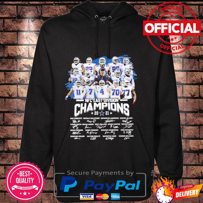 Nfc east champions Dallas Cowboys football team signatures shirt, hoodie,  sweater, long sleeve and tank top