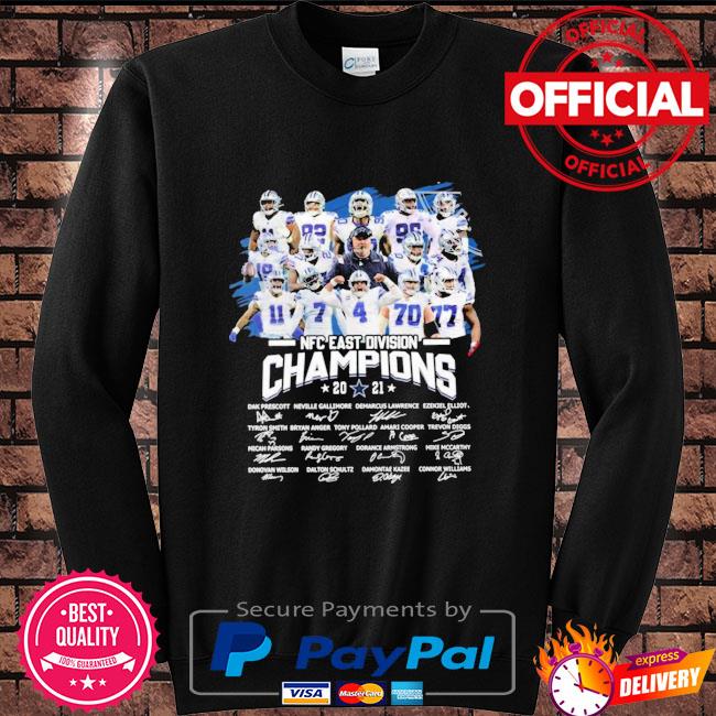 Dallas Cowboys NFC East Champions Go Cowboys Go Signatures Shirt, hoodie,  sweater, long sleeve and tank top