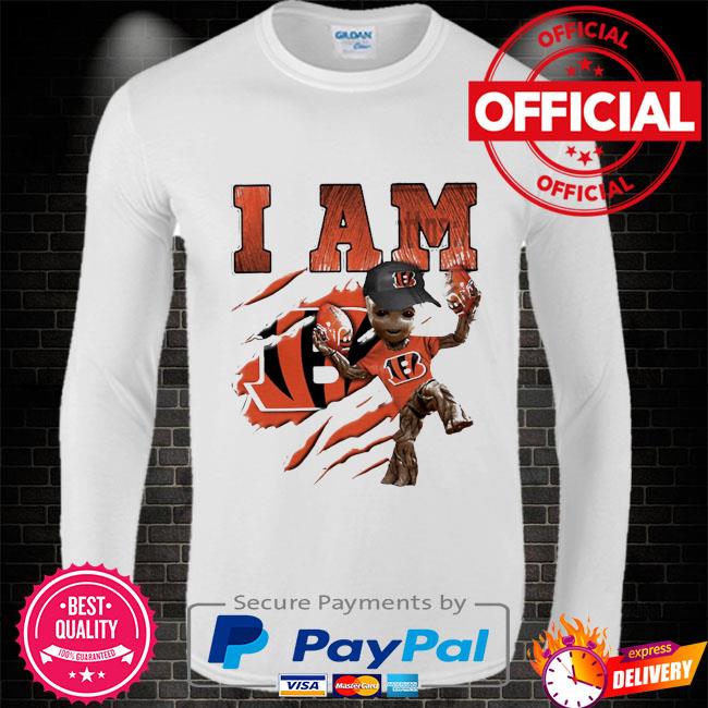 Baby Groot I Am Cincinnati Bengals shirt - Trend T Shirt Store Online