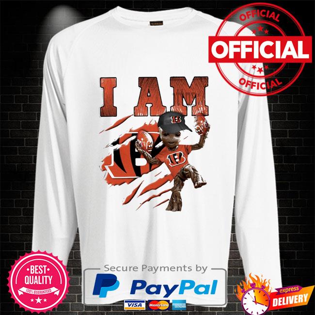 Baby Groot I Am Cincinnati Bengals shirt - Trend T Shirt Store Online