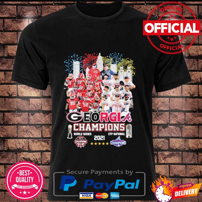 UGA Bulldogs Braves National Championship World Series Atlanta Sports T  Shirt