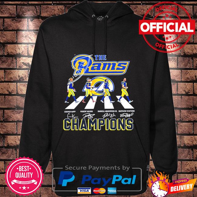 Los Angeles Rams Abbey Road Champions 2022 NFC Signature Shirt, hoodie,  sweater, long sleeve and tank top