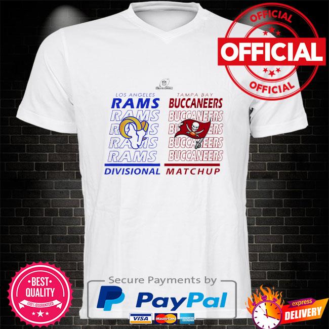 Los Angeles Rams Vs Tampa Bay Buccaneers 2022 Divisional Matchup New Design  T-Shirt - REVER LAVIE