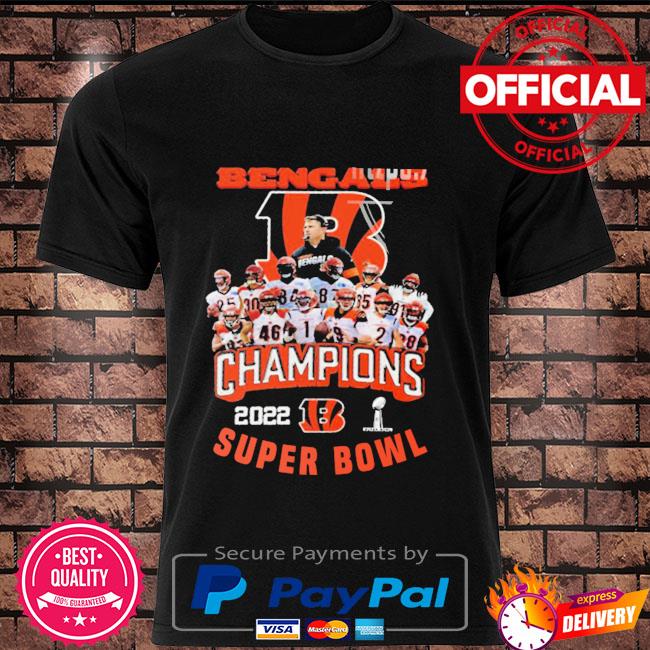 Cincinnati Bengals Champions 2022 Super Bowl shirt, hoodie, sweater, long  sleeve and tank top