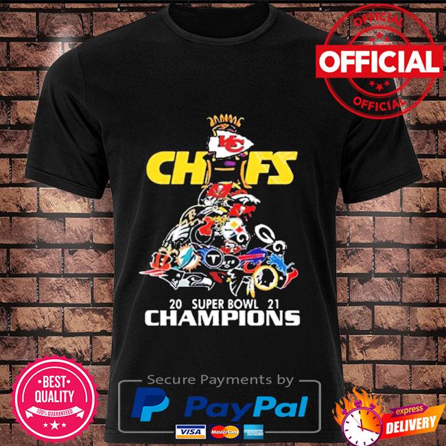 Premium The Chiefs for all team football 2021 super bowl champions shirt,  hoodie, sweater, long sleeve and tank top