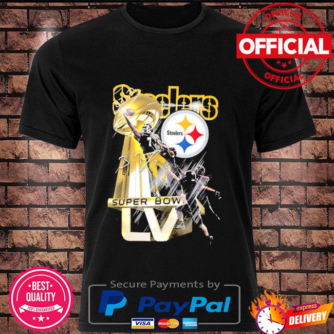 Pittsburgh Steelers Ben Roethlisberger Super Bowl Trophy T-Shirt