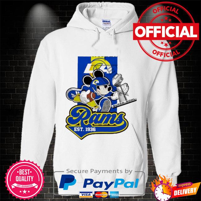 Premium mickey los angeles rams 2022 super bowl champions shirt, hoodie,  sweater, long sleeve and tank top