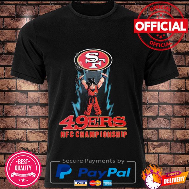 Premium Son Goku San Francisco 49ers 2021 2022 NFC Championship T-Shirt,  hoodie, sweater, long sleeve and tank top