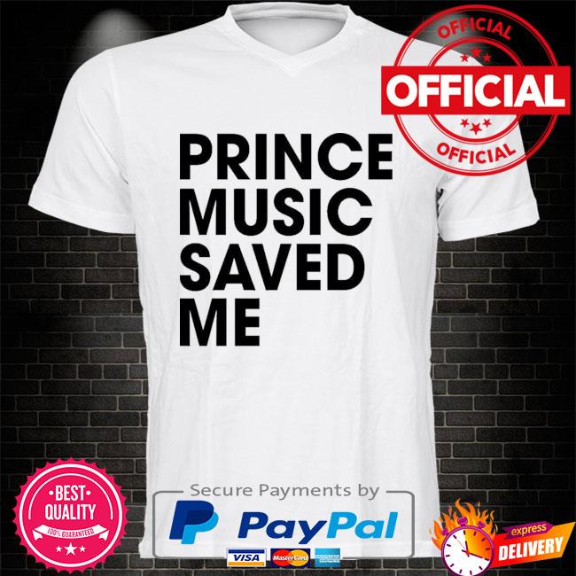 PRINCE MUSIC SAVED ME Purple T-Shirt