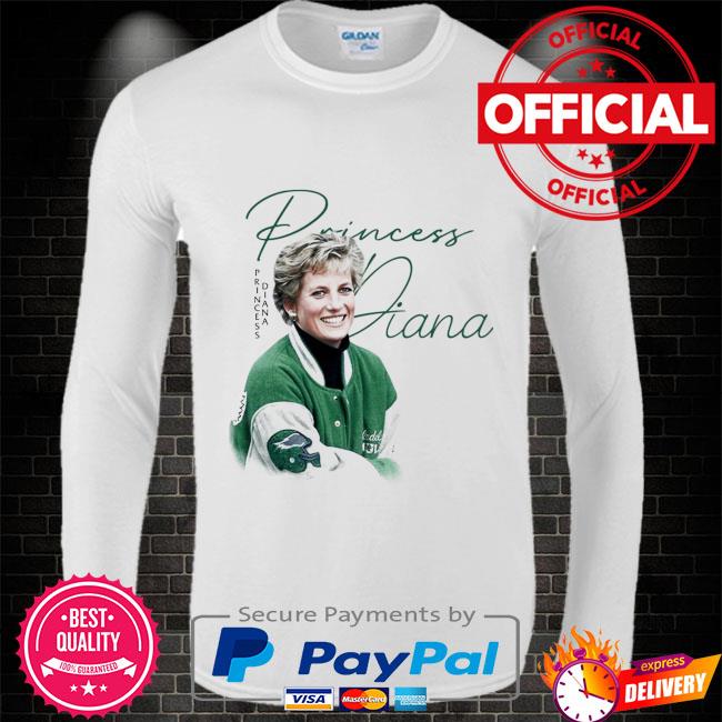 Princess Diana Wearing Philadelphia Eagles Jacket Shirt - High