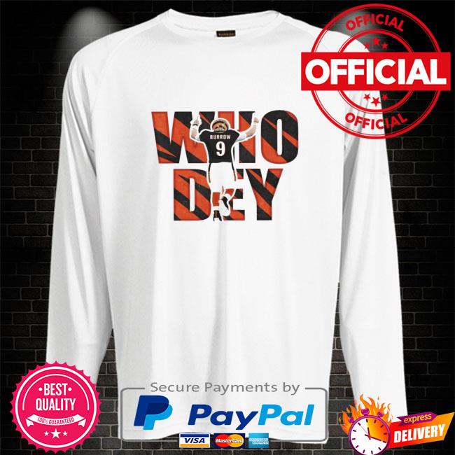 Cincinnati Bengals Joe Burrow Who Dey New 2022 Shirt, hoodie