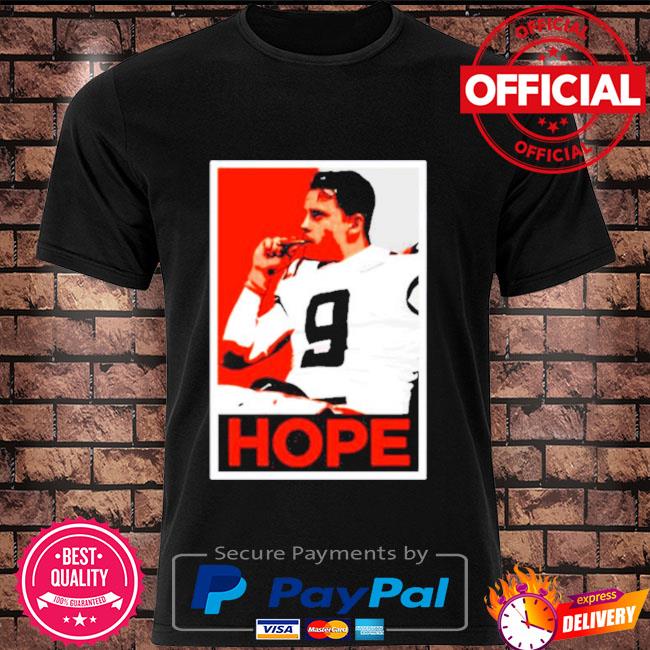 Joe Burrow 9 Cincinnati Bengals Hope T-Shirt