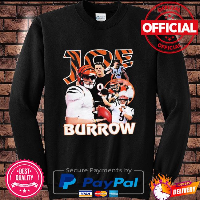 Cincinnati Bengals Road Name & Number T-Shirt - Joe Burrow - Mens