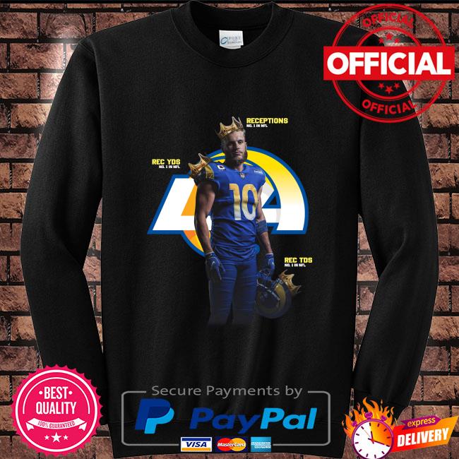 Official Cooper Kupp Triple Crown 2022 Los Angeles Rams NFL T-Shirt