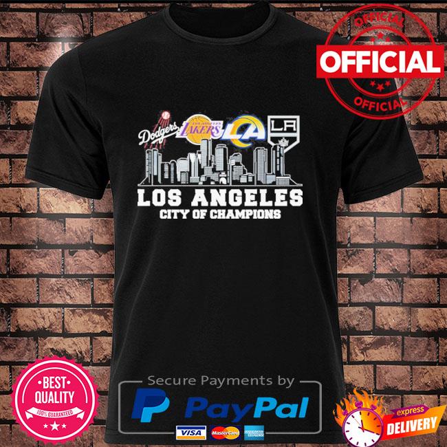 Official Dodgers Los Angeles Los Angeles Rams city of champions shirt,  hoodie, sweater, long sleeve and tank top