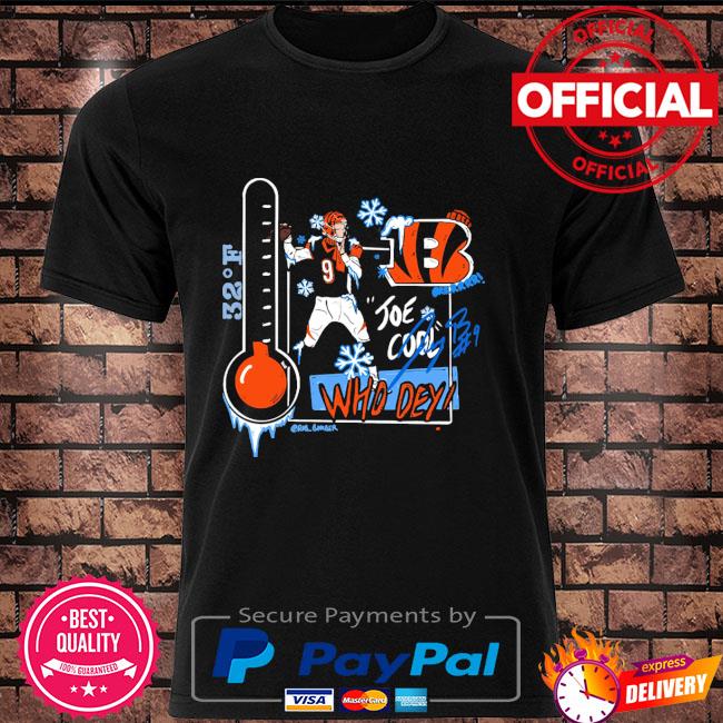 Joe Cool 9 Signature Cincinnati Bengals Champion Shirt