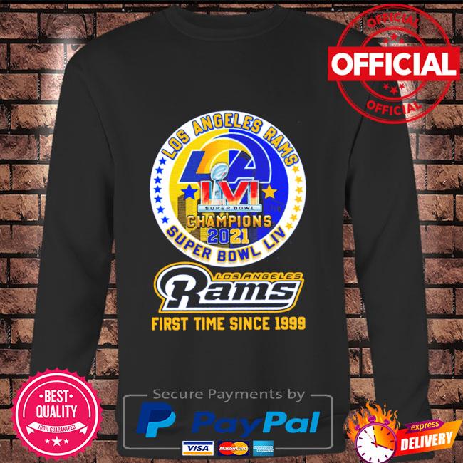 Los angeles rams super bowl 2022 champions first time since 1999 shirt,  hoodie, longsleeve tee, sweater