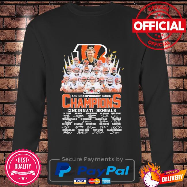 Cincinnati Bengals 2021 AFC Champions new shirt, hoodie, sweater, long  sleeve and tank top