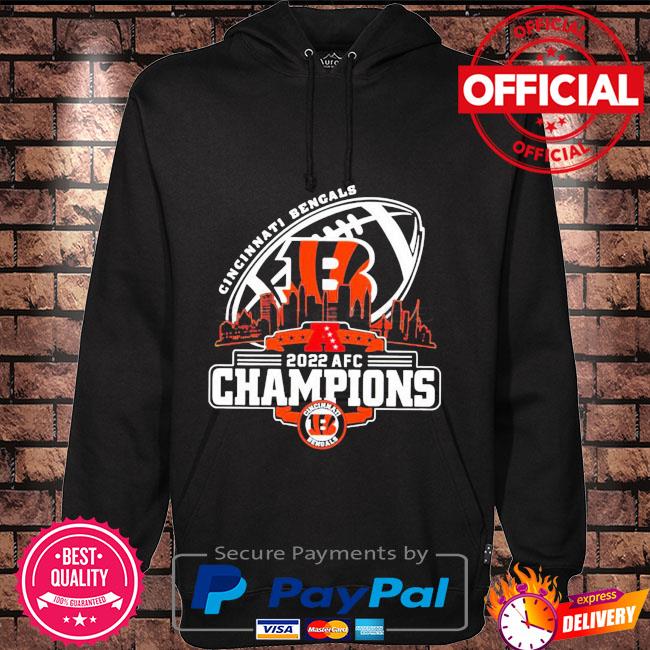 Cincinnati bengals 2022 2023 afc champions football shirt, hoodie, sweater,  long sleeve and tank top