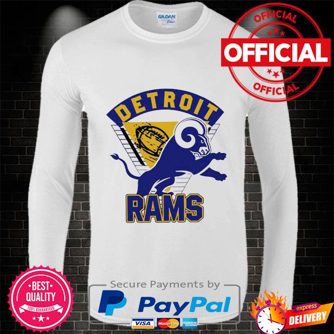 TeeShirtPalace Detroit Rams Logo T-Shirt