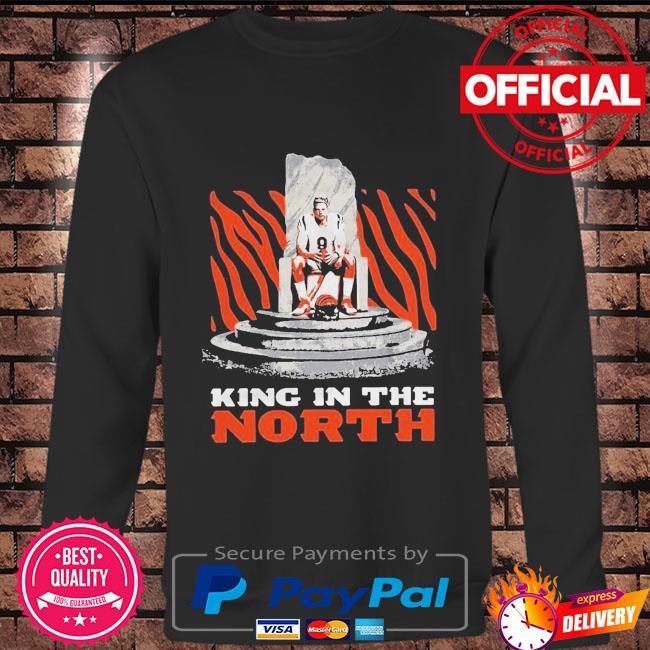 Cincinnati Bengals Joe Burrow King In The North 2022 Shirt, hoodie, tank  top, sweater and long sleeve t-shirt