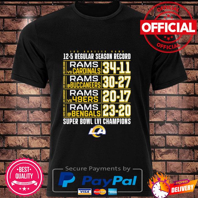 Beat Bengals Los Angeles Rams Super Bowl LVI Champions Shirt