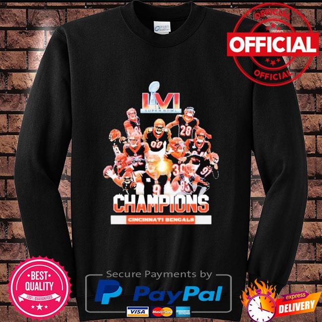 Premium Super bowl 2022 cincinnati bengals champions shirt, hoodie,  sweater, long sleeve and tank top