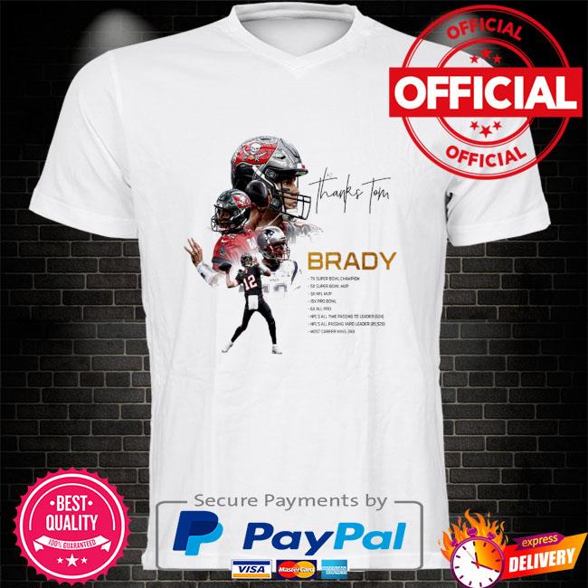 Thank You Tom Brady Super Bowl Champion T Shirt