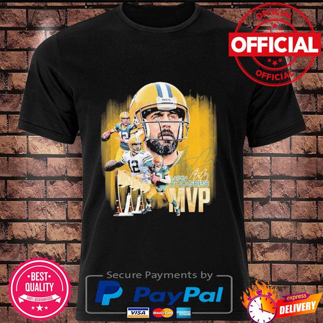 MVP Aaron Rodgers Signature Shirt, Green Bay Packers Gift