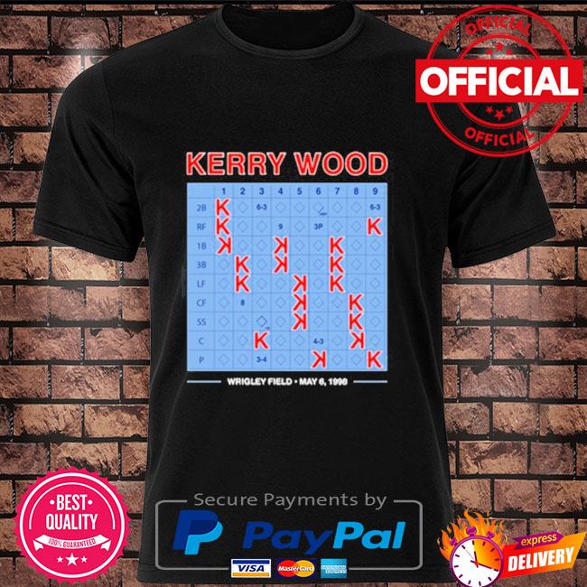 Kerry Wood 20 Strikeouts Scorecard Shirt, hoodie, sweater, long
