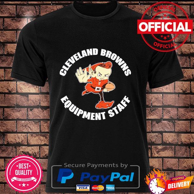 Official cleveland browns equipment staff shirt