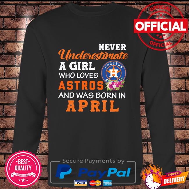 Ladies Houston Astros Long Sleeve T-Shirts, Astros Long-Sleeved